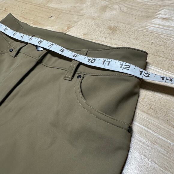 Lululemon City Sleek Slim-Fit 5 Pocket High-Rise Pant Artifact Women's Sz 25 EUC - Picture 6 of 8